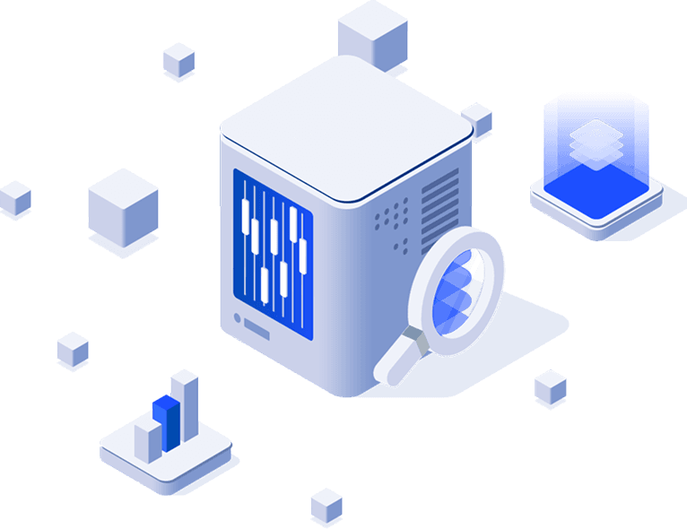 Business analytics platform illustration