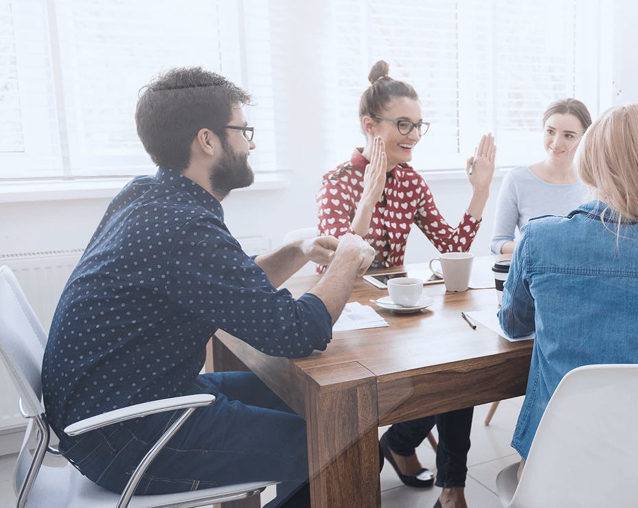 Business analytics platform illustration